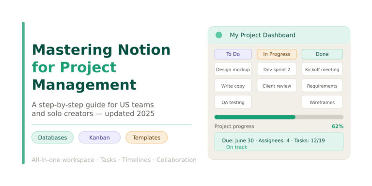 Notion for Project Management