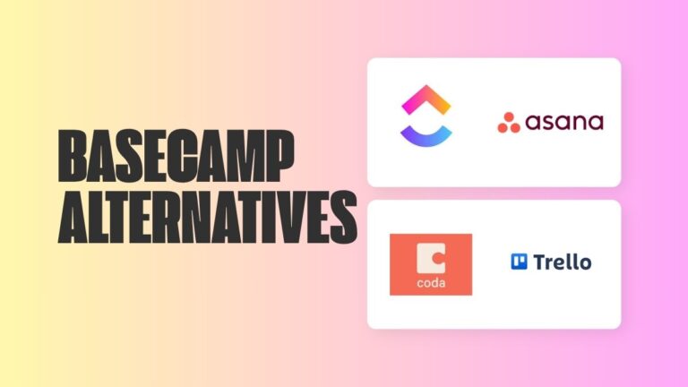 7 best Basecamp alternatives 2026 — ClickUp Asana monday.com Plaky Wrike Jira Trello comparison